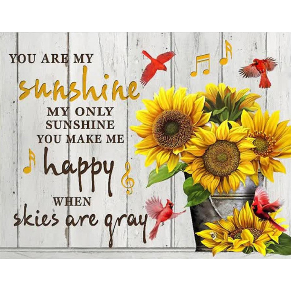 

Yellow Sunflower - Square Drill Diamond Painting - 40*50CM, 501 Original