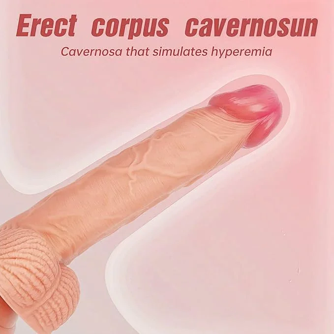 7.2 inch Realistic G Spot Dildo with Suction Cup, Soft Silicone Dildos, Lifelike Sensations,Premium Female Sex Toy Women Love