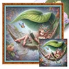 Elf Girl-11CT Stamped Cross Stitch 50*50cm/19.69*19.69in
