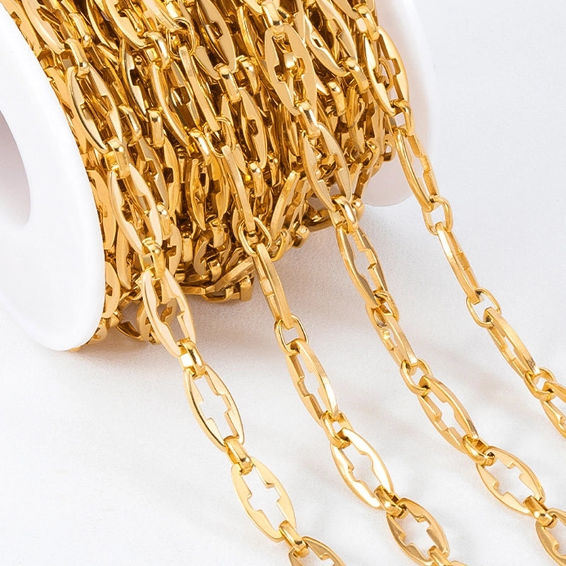 1 Piece 304 Stainless Steel 1M Jewelry Accessories Chain