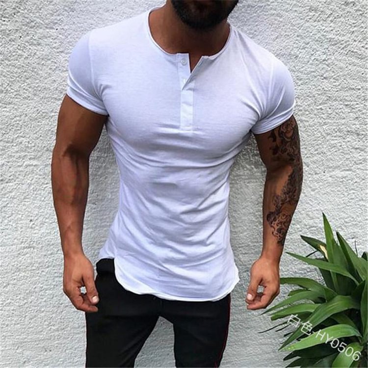 Simple Solid Color T-Shirt