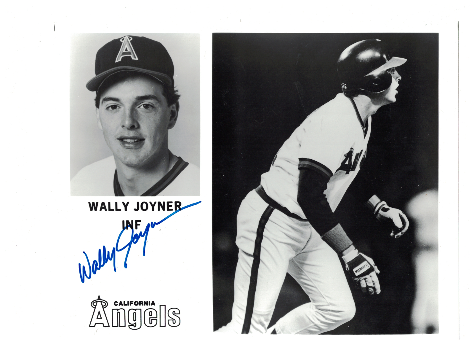 Wally Joyner California Angels Signed 8x10 Photo Poster painting W/Our COA