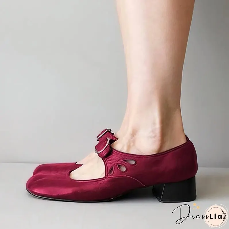 Olivia Retro Leather Sandals