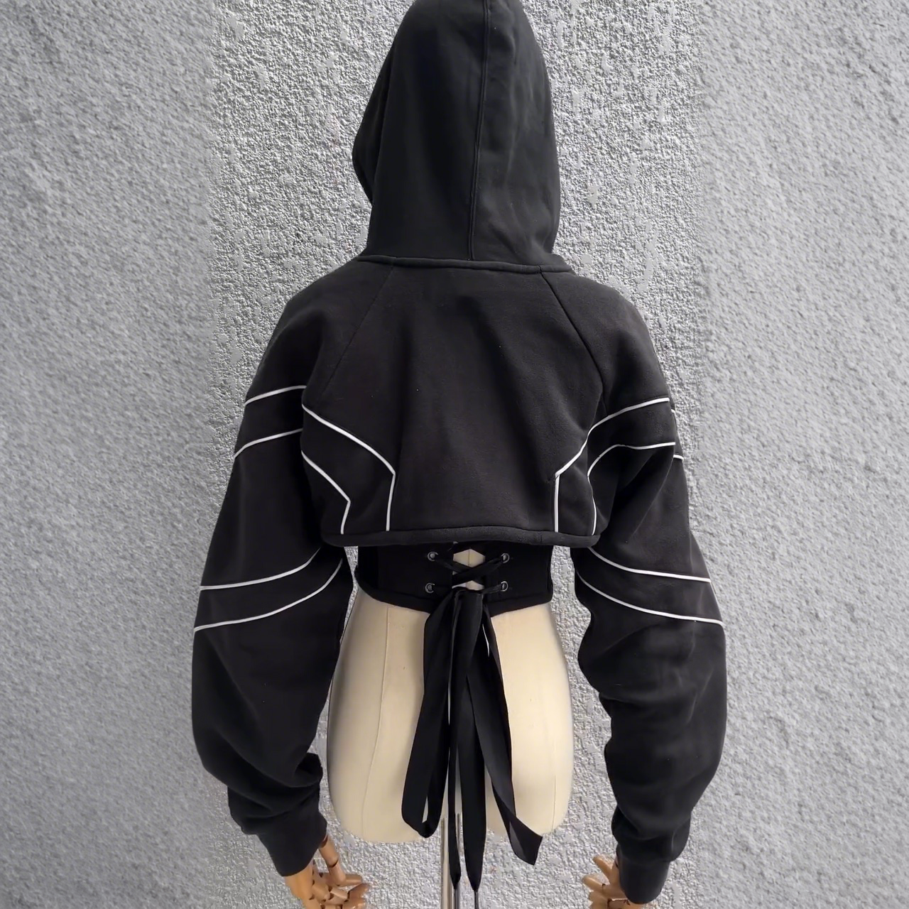 Custom Hoodie Corset Set Blending Sporty Vibes With A Touch Of Structure And Style