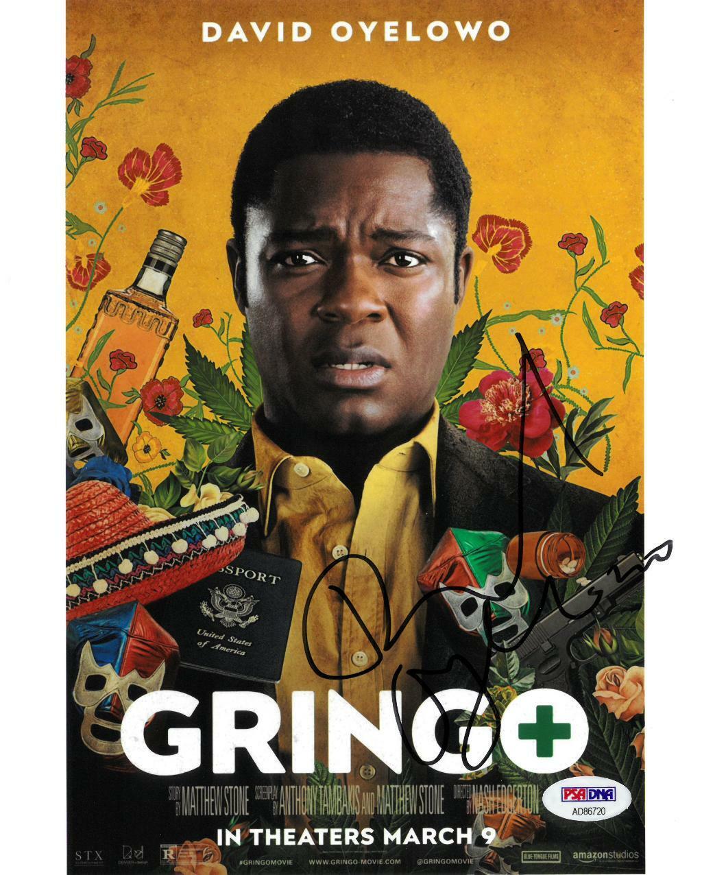 David Oyelowo Signed Gringo Authentic Autographed 8x10 Photo Poster painting PSA/DNA #AD86720