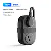 Travel Power Strip, ORICO 4 Outlets 2 USB Ports (1 USB C) with 4FT Wrapped Short Extension Cord Small Power Strip