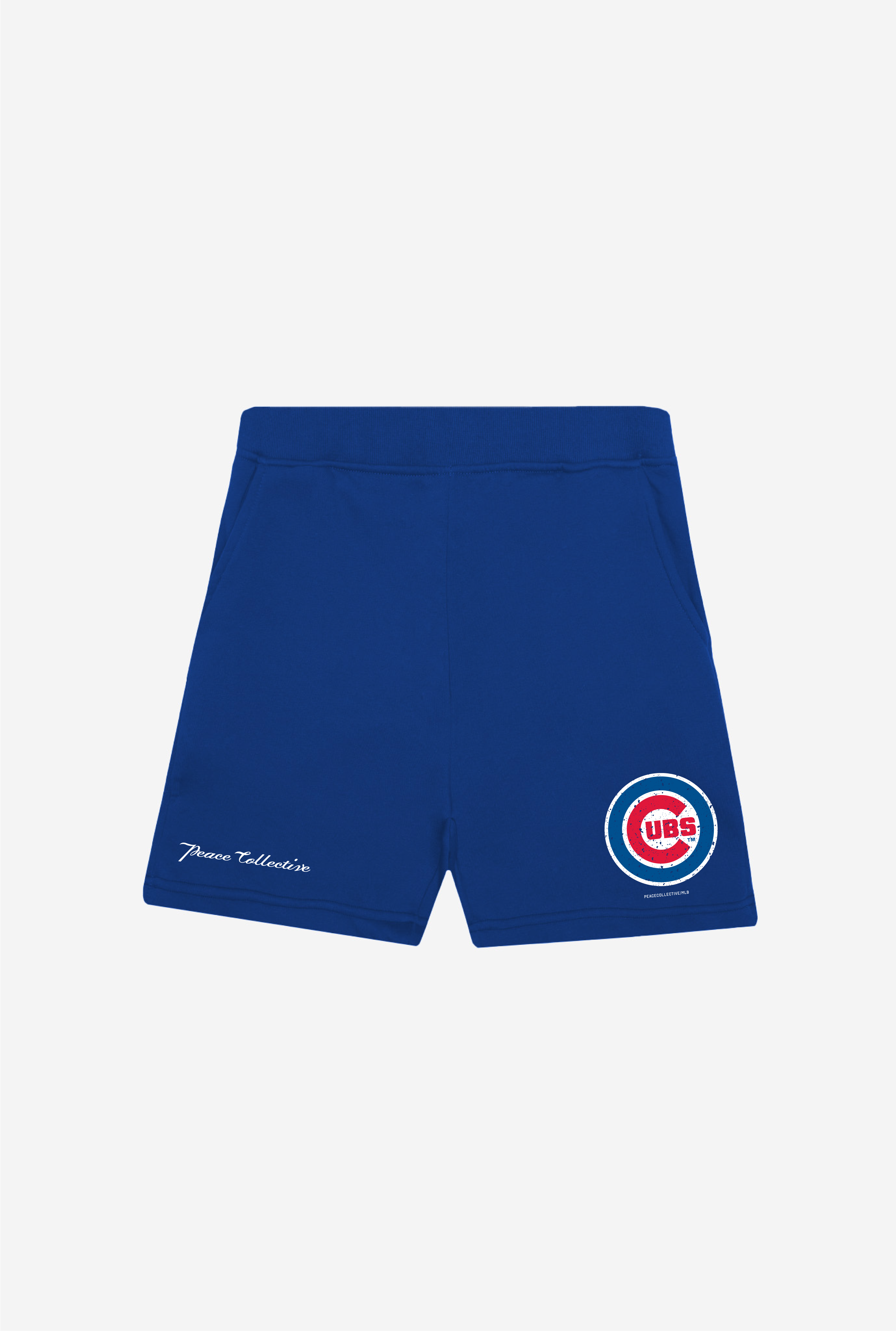 Thesouth x MLB Chicago Cubs Vintage Washed Fleece Shorts - Royal