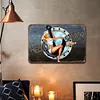 [Big Size]Navy Sailor Girl - Metal Tin Signs(12*16Inch) - Garage&Transport