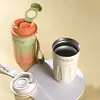 420ML Thermos Bottle Stainless Steel Coffee Cup Vacuum Flask for Hot Cold Drinks