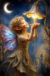Luxury AB Velvet Diamond Painting Kit - Elf