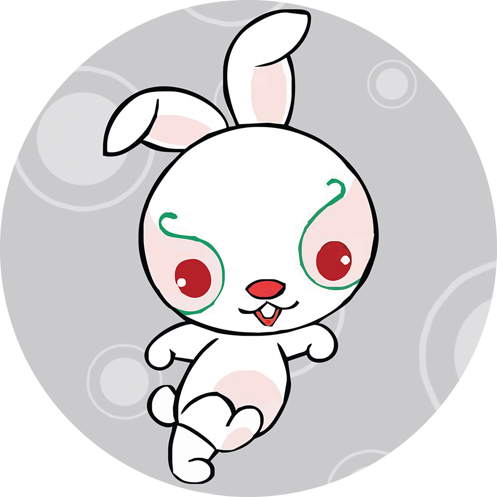 

Rabbit - 11CT Stamped Cross Stitch - 30*30CM, 501 Original