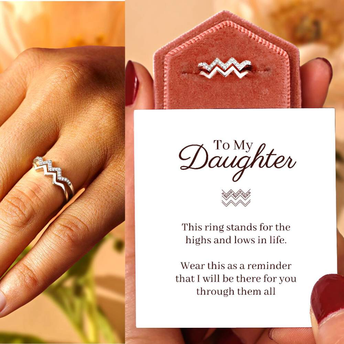 To My Daughter | Highs & Lows Ring
