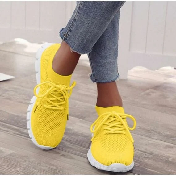flying woven increased air cushion sneakers
