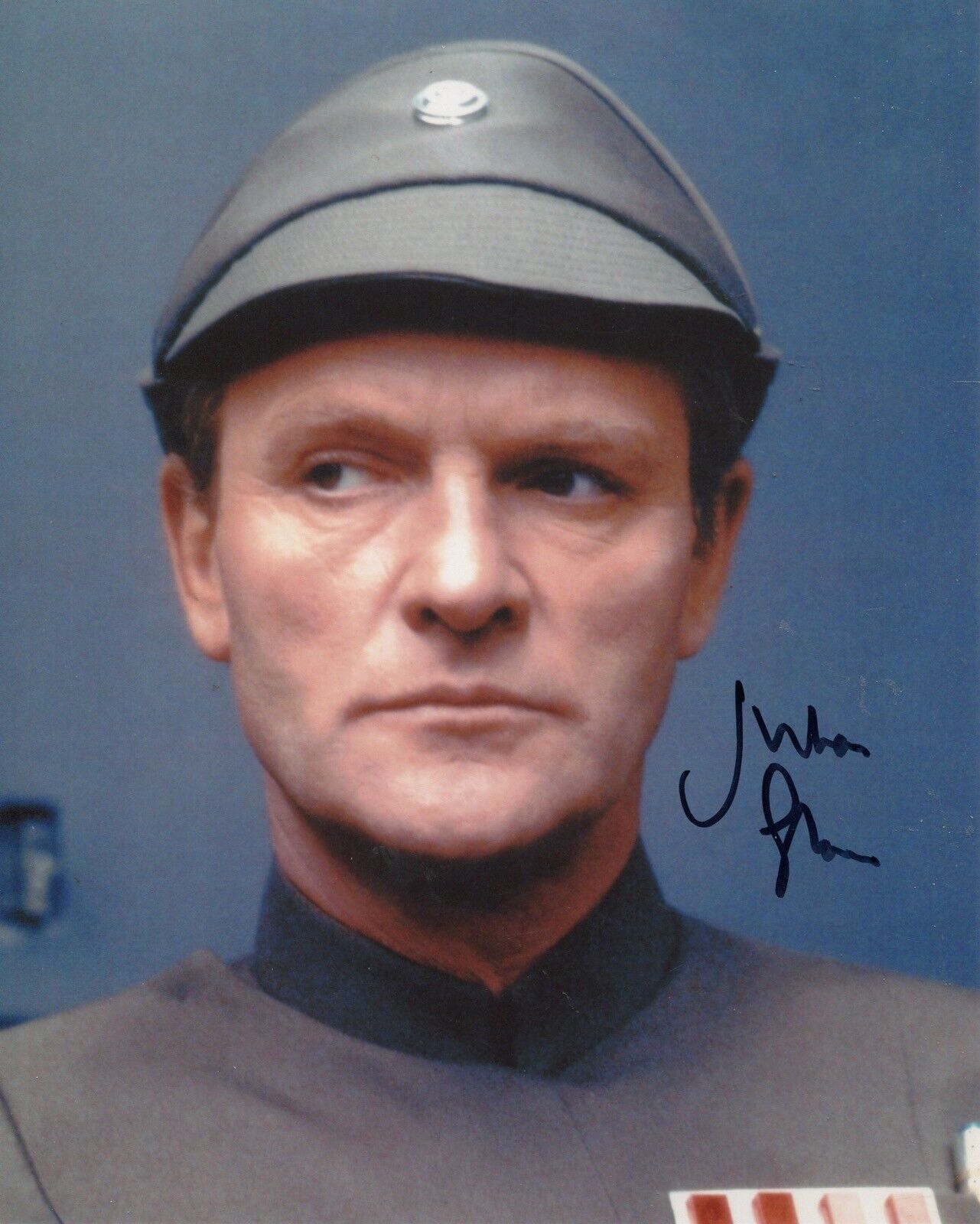 Actor Julian Glover as General Veers signed STAR WARS Photo Poster painting - UACC DEALER