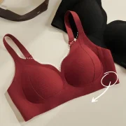 Dzgolf Fashion Seamless Triangle Cup Bra Yoga Sports Bralette with Pad Wireless Bras Underwear Intimates Deep V Bra Girl