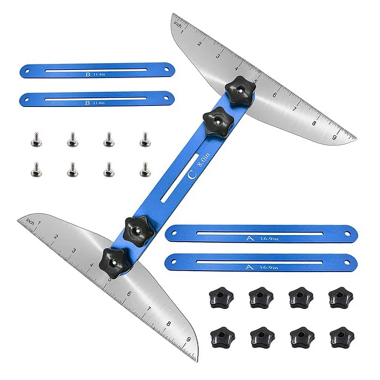 Stair Treads Gauge Template Tool 