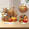 >SALE<2D Flat Print Autumn Mailbox DIY Table Top Diamond Painting Ornament Kits