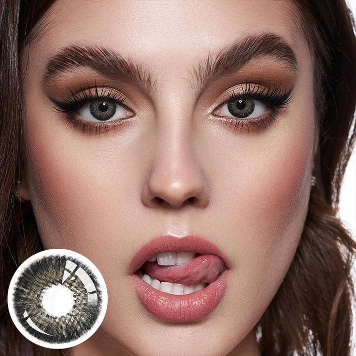 【NEW】Pattaya Devil's Triangle Black Colored Contact Lenses Yearly