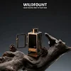 Wildfount &middot; Camping Retro Desktop Mini Fireplace Alcohol Stove Windproof Small Wood Stove for Heating, Brewing Tea, Boiling Water, and Watching the Fire