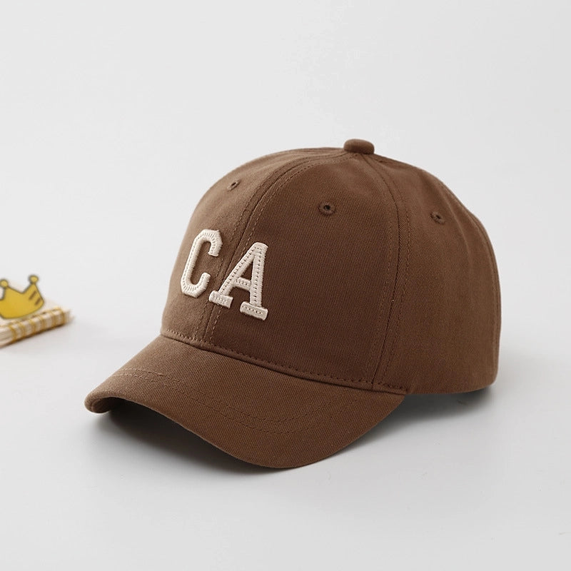 Korean Style Children’s Hat Spring Fashion Boys’ CA Letter Baseball Cap Baby Girl Casual Cap