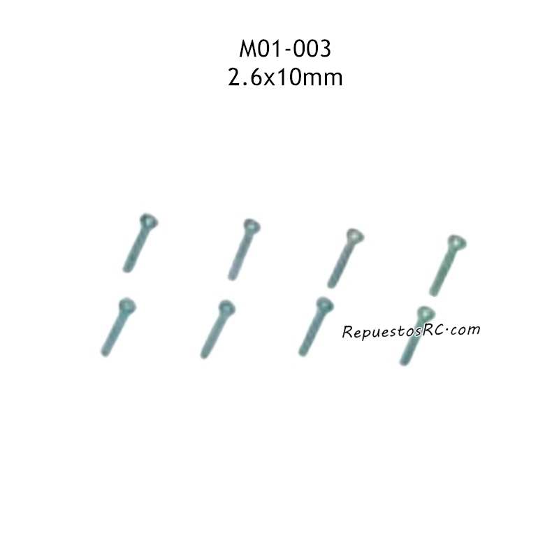 UDIRC UD1202 Piezas Tornillos