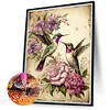 2Pcs/set Diamond Painting-5D Full Round Drill Yellowed Animal (40*30 CM)