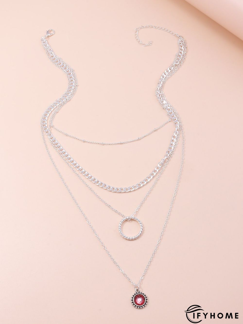 Boho Small Gem Chain Layer Necklace Resort Beach Jewelry | IFYHOME