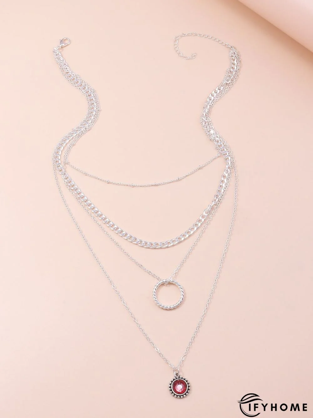 Boho Small Gem Chain Layer Necklace Resort Beach Jewelry | IFYHOME