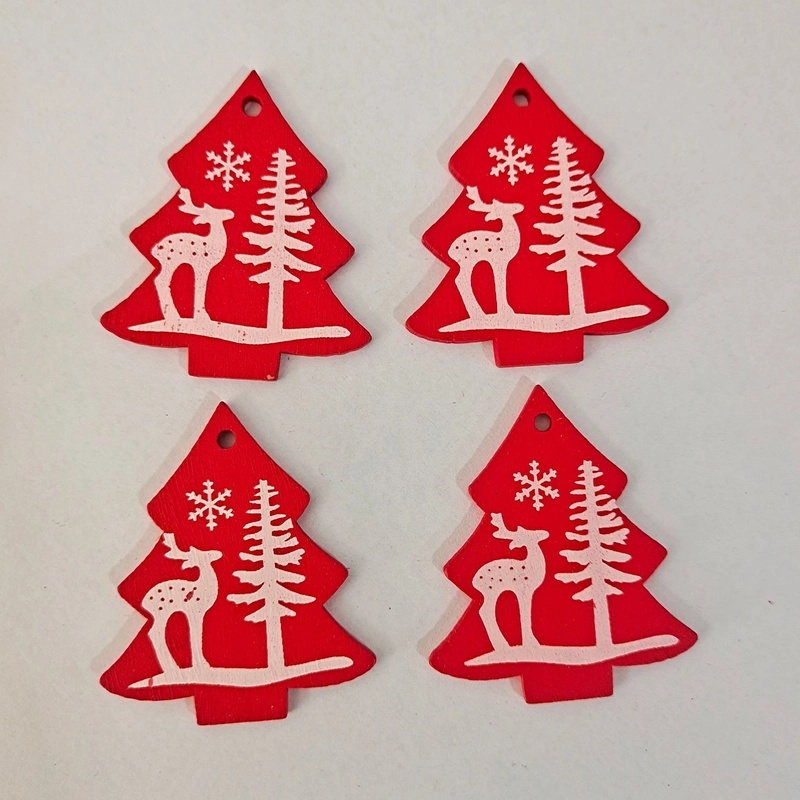 Factory Direct Crafts Creative Wooden Christmas Gift Interior Decorations Home Pendant DIY Accessories