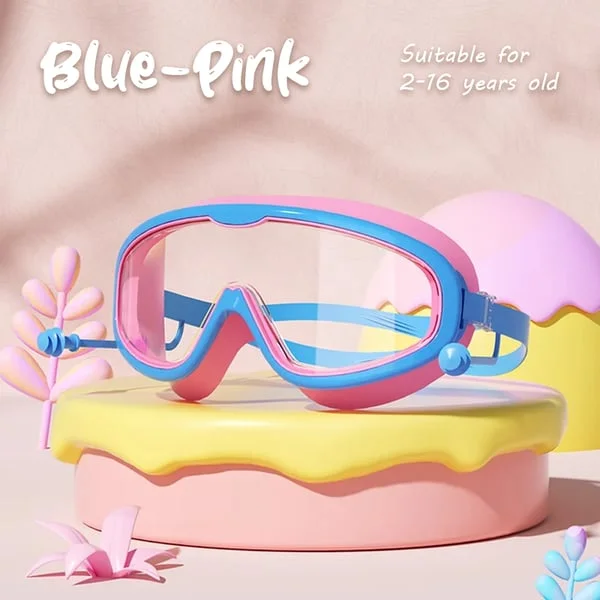 Last Day 50% Off 🔥HD children's large frame waterproof and anti-fog swimming goggles
