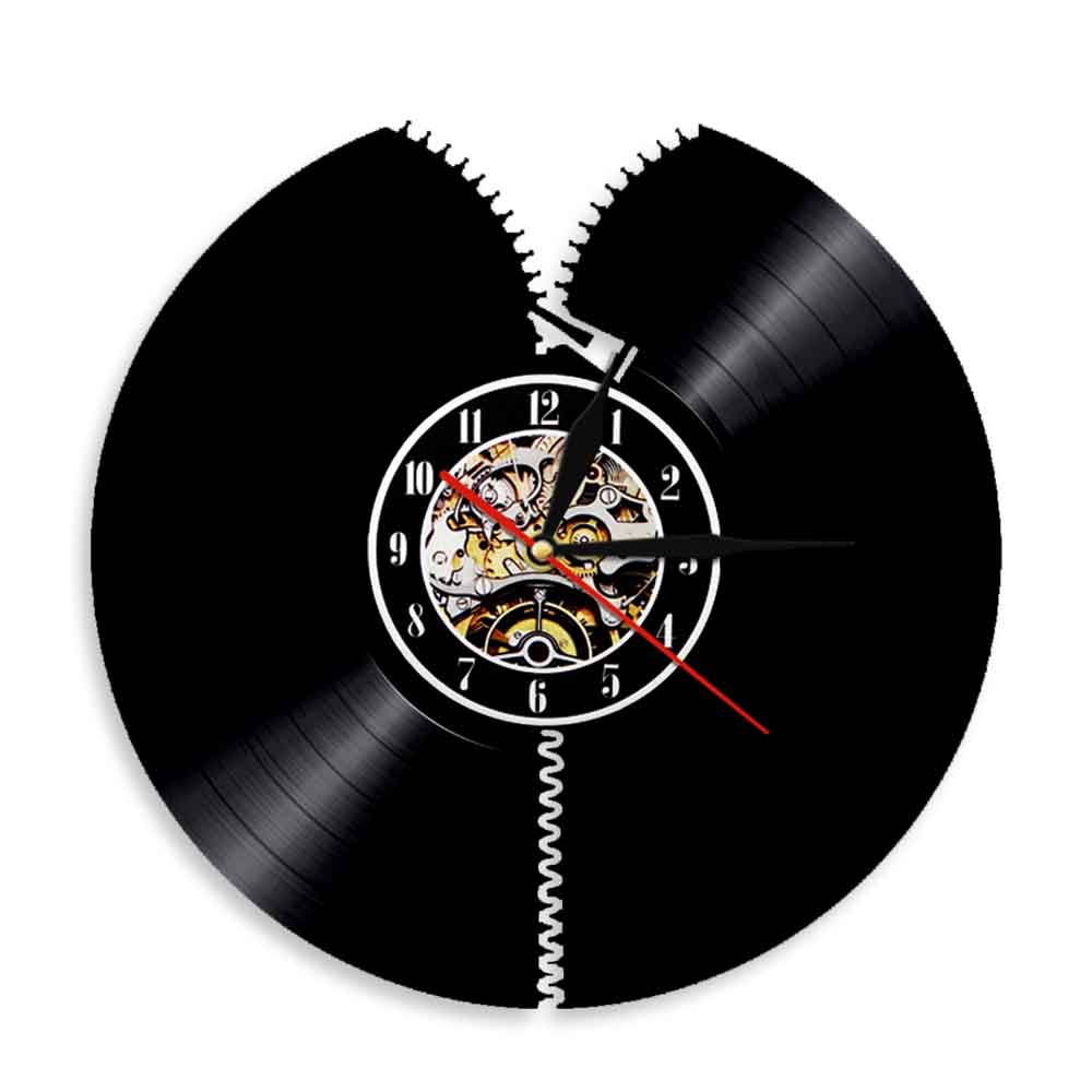 

Zipper - Vinyl Record Wall Clock - Without LED, 501 Original