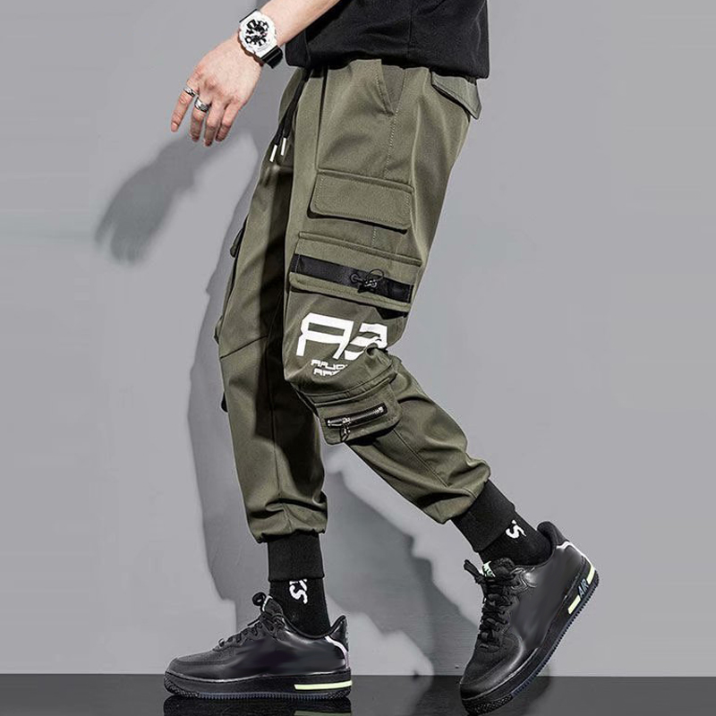 Techwear Casual Pocket Bunched Cargo Pants / TECHWEAR CLUB / Techwear