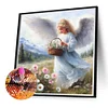 (Multistyle) Ange Fille-Perceuse Ronde Peinture Diamant-40*40CM