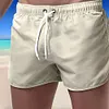 Gioiacombo&trade; Pantaloncini da spiaggia con lettere in tinta unita moda uomo nuovi