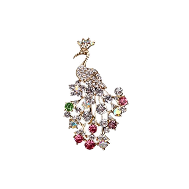 Peacock Senior Brooch Fashion Animal Corsage Cute Alloy Pin Clothing Accessories Gift Jewelry