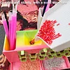 Multi-functonal Diamond Painting Drills Organizer Box with 19 Small Drawers Diamond Painting Tray Tool Kit