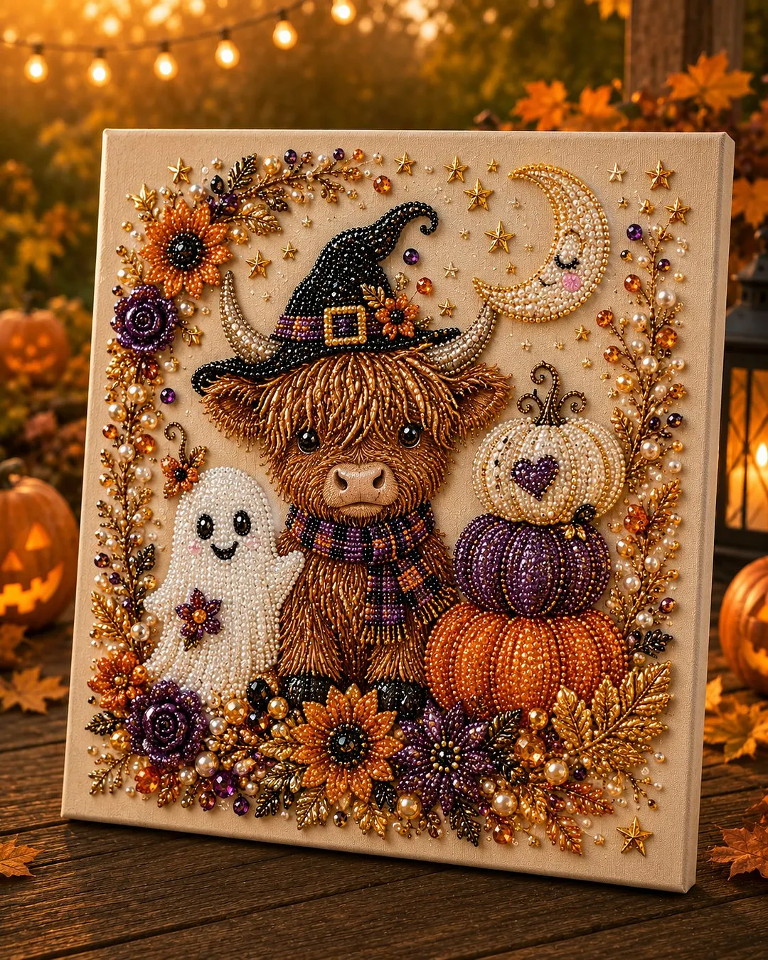 💥 Last Day 49% OFF &ndash; 👻✨ Halloween Pearl Art DIY Kit &ndash; Turn Tiny Pearls into Spooky-Cute Magic