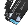 Running Belt with Bottles Waist Bag Sport Pouch Fanny Pack for Cycling (Blue)