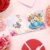 8pcs/set DIY Diamond Painting Greeting Cards Thanks Mosaic Postcards Kits