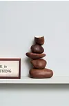Creative Balance Ornaments To Relieve Stress Original Design Wooden Magnetic Decoration Retro Style Living Room Gift