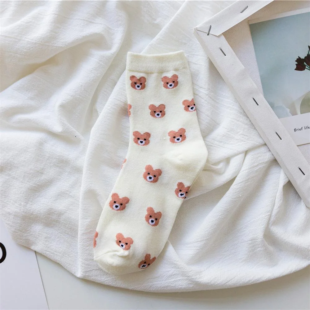 KOREAN BEAR SOCKS (3 pairs)