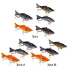 Sinking Wobblers Fishing Lures 10cm 16g Multi Jointed Swimbait Artificial Bait