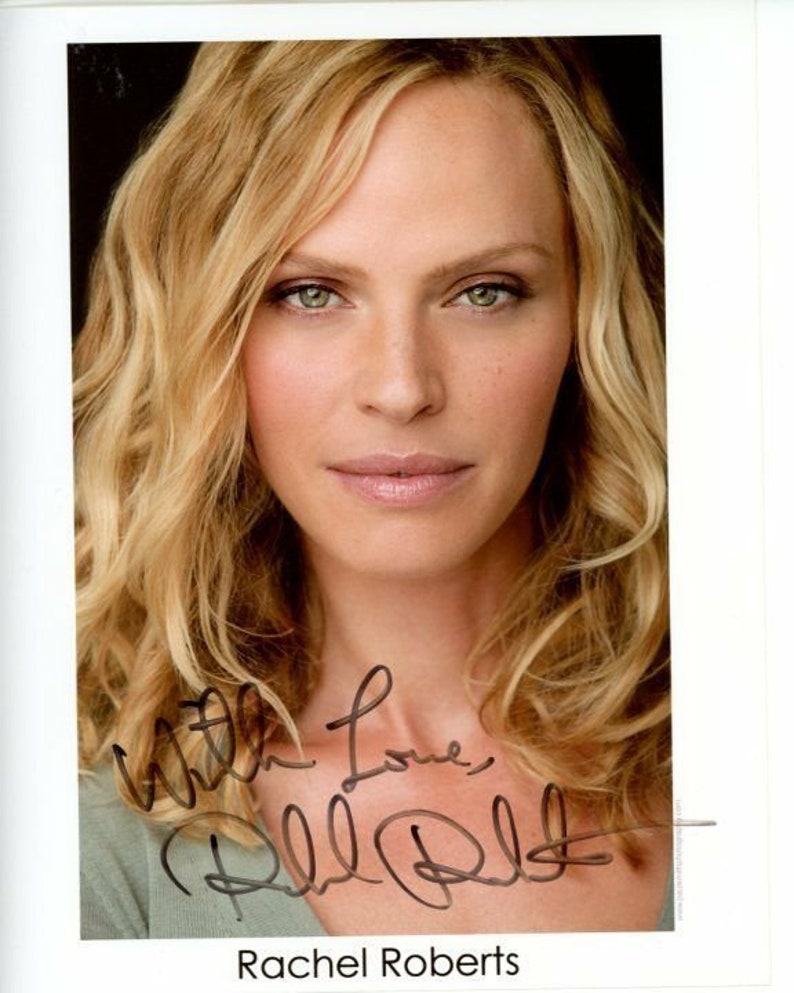 Rachel roberts signed autographed agency Photo Poster painting