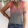 Gioiacombo&trade; Canotta da donna estiva filettata slim fit con cinturino largo