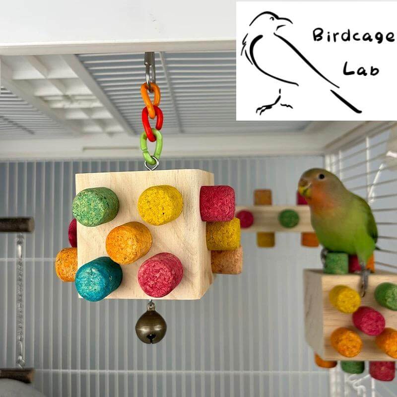 Parrot Magic Chewing Cube  Birdcagelab