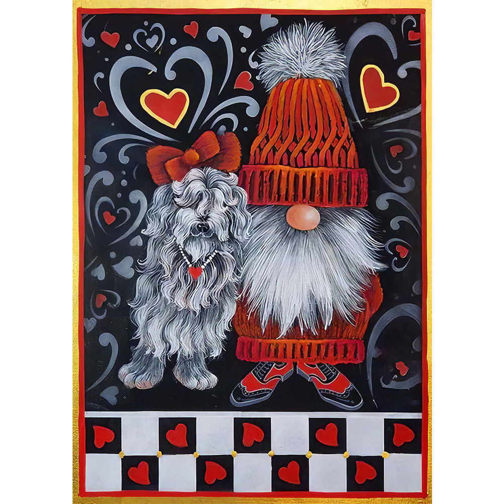 

Cartoon Gnome - Round Drill Diamond Painting - 30*40CM, 501 Original