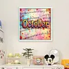 October-18CT Stamped Cross Stitch 25*25cm/9.84*9.84in tapestrymarket