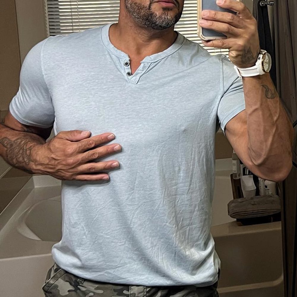 Men's Casual Slim Short Sleeve T-Shirt