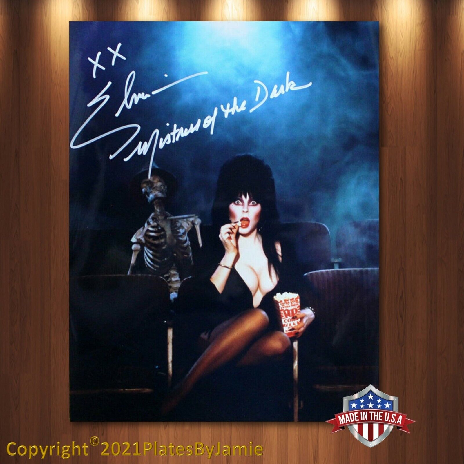 ELVIRA, Autographed ,Signed ,8x10 Photo Poster painting ,REPRINT, RP, Mistress of the Dark