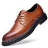 New Men's Leather Casual Business Leather Shoes